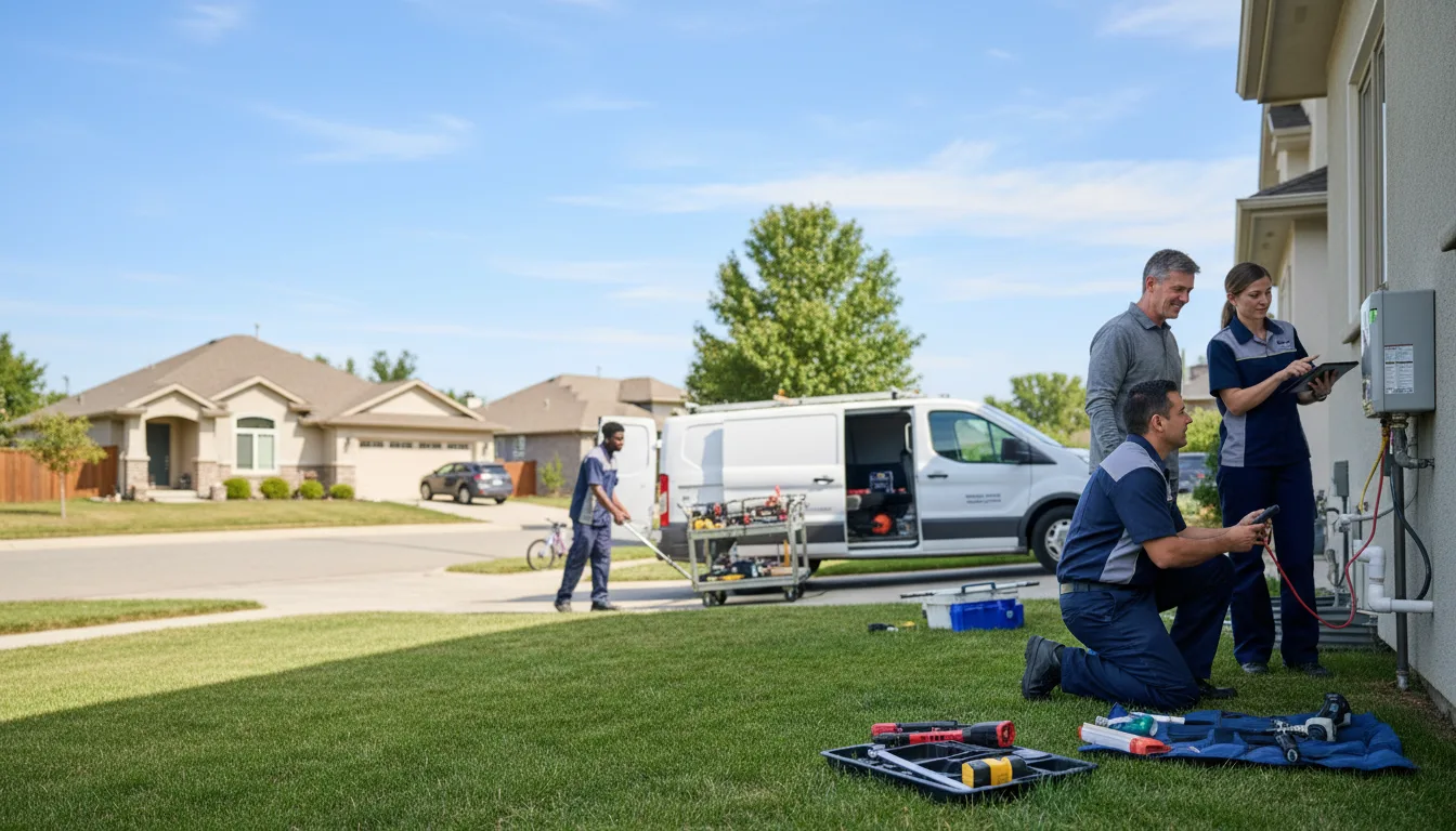 Tankless water heater service in Bath, SD